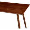 Valgomojo stalas, rudos spalvos, 120x60x74cm, MDF