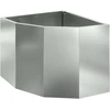 Kampinė Vazonas Sidabrinė 45 x 45 x 35 cm Galvanizuotas plienas