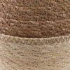 Vazonas su rankenomis 2 pcs Balta Ø 22 x 20 cm 100% Jūros žolė