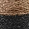 Vazonas su rankenomis Juoda Ø 22 x 20 cm 100% Jūros žolė