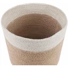 Vazonų rinkinys 2 pcs Natūrali ir Balta Ø 21 x 21 cm