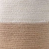 Vazonų rinkinys 2 pcs Natūrali ir Balta Ø 28 x 28 cm