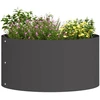 Vazonų žiedas Juoda 40 x 40 x 20 cm Šaltai valcuotas plienas