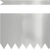 Vejo kraštas 50 pcs Sidabro 100 x 0.05 x 20 cm Cinkuota plienas