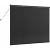 Venecijos žaliuzės Juoda 130 x 160 cm 25 mm Aliuminis