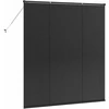 Venecijos žaliuzės Juoda 175 x 155 cm 25 mm Aliuminis