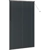 Venecijos žaliuzės Juoda 220 x 130 cm 25 mm Aliuminis