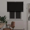 Venecijos žaliuzės Juodas 150 x 120 cm 25 mm PVC