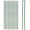 Vielinė tinklinė tvora, žalia, 1,8x25m, galvanizuotas plienas