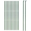 Vielinė tinklinė tvora, žalia, 2x25m, galvanizuotas plienas