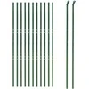Vielinė tinklinė tvora, žalia, 2x25m, galvanizuotas plienas