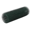 Vielos tinklas su PVC danga, žalias, 10x0,5m