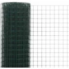 Vielos tinklas su PVC danga, žalias, 10x0,5m