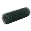 Vielos tinklas su PVC danga, žalias, 10x0,5m