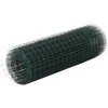 Vielos tinklas su PVC danga, žalias, 25x0,5m