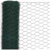 Vielos tinklas višč., žalios sp., 25x1,2m, PVC dengtas plienas
