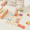 Viga Toys Viga atmintį lavinantis žaidimas vaikams Memo Animals medinis nuo 3 metų