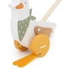Viga Toys VIGA PolarB medinė žąsis ant pagaliuko vaikams nuo 12 mėn.