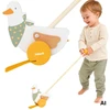 Viga Toys VIGA PolarB medinė žąsis ant pagaliuko vaikams nuo 12 mėn.