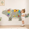 Viga Toys VIGA triceratopso veiklos sieninė panelė nuo 18 mėn.