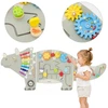 Viga Toys VIGA triceratopso veiklos sieninė panelė nuo 18 mėn.