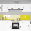 Virtuvės atbraila 2 pcs Geltona 120 x 40 cm grūdintas stiklas