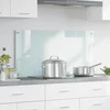 Virtuvės atbraila Pienas 100 x 50 cm grūdintas stiklas