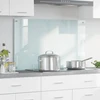 Virtuvės atbraila Pienas 100 x 60 cm grūdintas stiklas