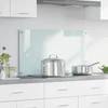 Virtuvės atbraila Pienas 90 x 50 cm grūdintas stiklas