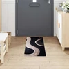 Virtuvės kilimas Juoda 150 x 45 cm Aksomas