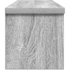 Virtuvės lentyna, sukraunama, pilkas, 50x15x16cm, mediena