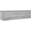 Virtuvės lentyna, sukraunama, pilkas, 60x15x16cm, mediena