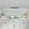 Virtuvės atbraila 2 pcs Balta 90 x 50 cm grūdintas stiklas