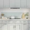 Virtuvės atbraila 2 pcs Balta 90 x 40 cm grūdintas stiklas