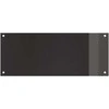 Virtuvės atbraila 2 pcs Juoda 100 x 40 cm grūdintas stiklas
