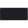 Virtuvės atbraila 2 pcs Juoda 90 x 40 cm grūdintas stiklas