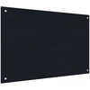 Virtuvės atbraila 2 pcs Juoda 90 x 50 cm grūdintas stiklas