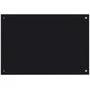 Virtuvės atbraila 2 pcs Juoda 90 x 60 cm grūdintas stiklas