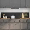 Virtuvės atbraila 2 pcs Juoda 100 x 40 cm grūdintas stiklas