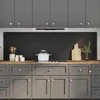Virtuvės atbraila 2 pcs Juoda 100 x 60 cm grūdintas stiklas