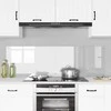 Virtuvės atbraila 2 pcs Skaidrus 80 x 50 cm grūdintas stiklas