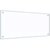 Virtuvės atbraila 2 pcs Skaidrus 90 x 40 cm grūdintas stiklas