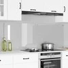 Virtuvės atbraila 2 pcs Skaidrus 80 x 60 cm grūdintas stiklas