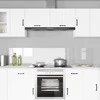 Virtuvės atbraila 2 pcs Skaidrus 100 x 40 cm grūdintas stiklas