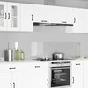 Virtuvės atbraila 2 pcs Skaidrus 100 x 40 cm grūdintas stiklas