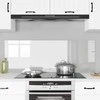 Virtuvės atbraila 2 pcs Skaidrus 70 x 50 cm grūdintas stiklas