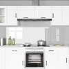 Virtuvės atbraila 2 pcs Skaidrus 100 x 60 cm grūdintas stiklas