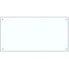 Virtuvės atbraila 2 pcs Skaidrus 100 x 50 cm grūdintas stiklas