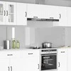 Virtuvės atbraila 2 pcs Skaidrus 100 x 60 cm grūdintas stiklas