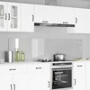 Virtuvės atbraila 2 pcs Skaidrus 100 x 50 cm grūdintas stiklas